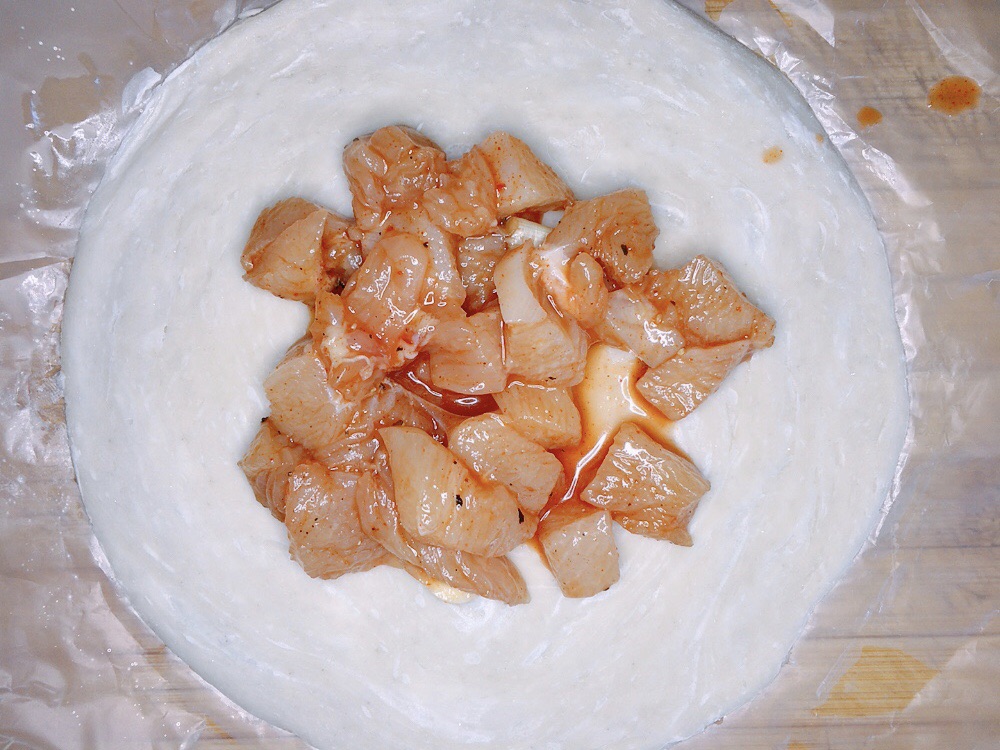 不用和面的鸡胸肉饼