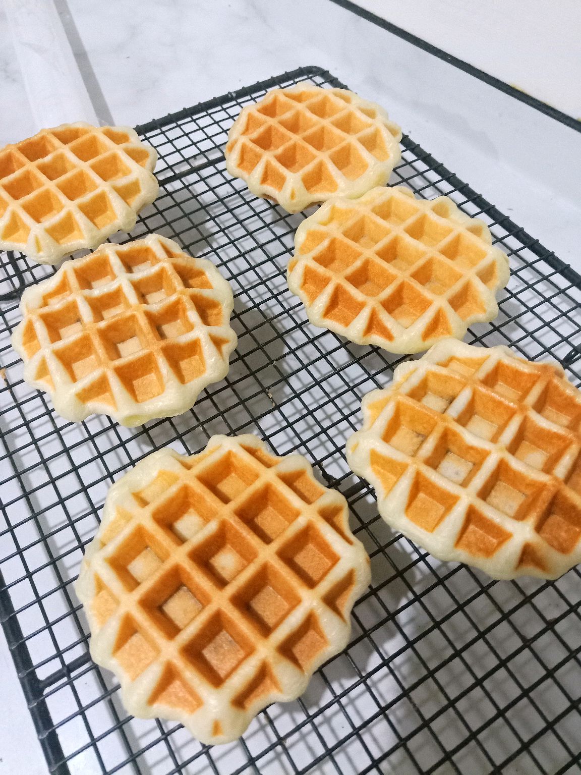 不用烤箱也能做的华夫饼