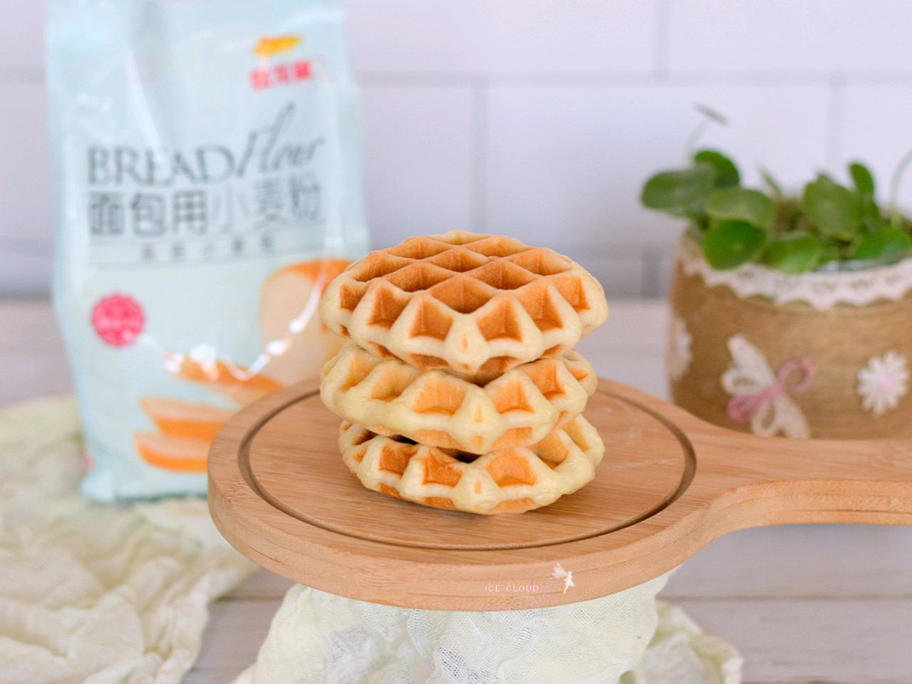 不用烤箱也能做的华夫饼