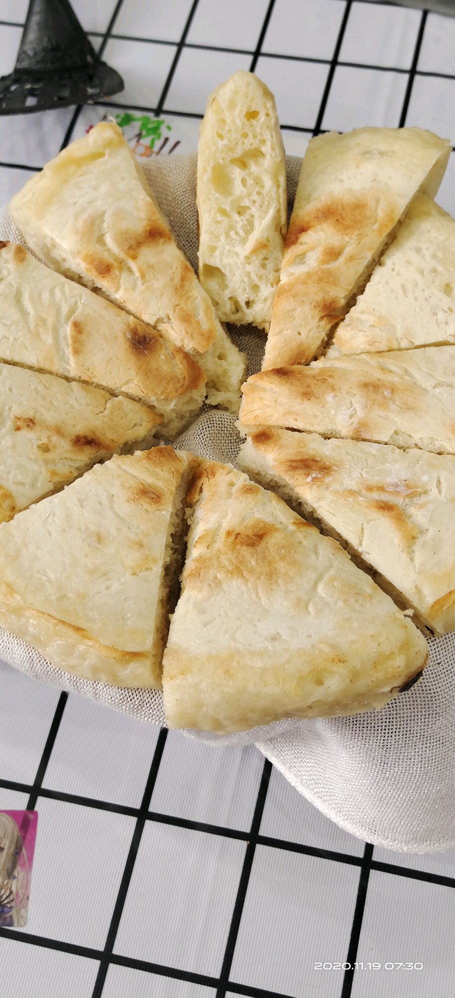不用揉面的发面饼