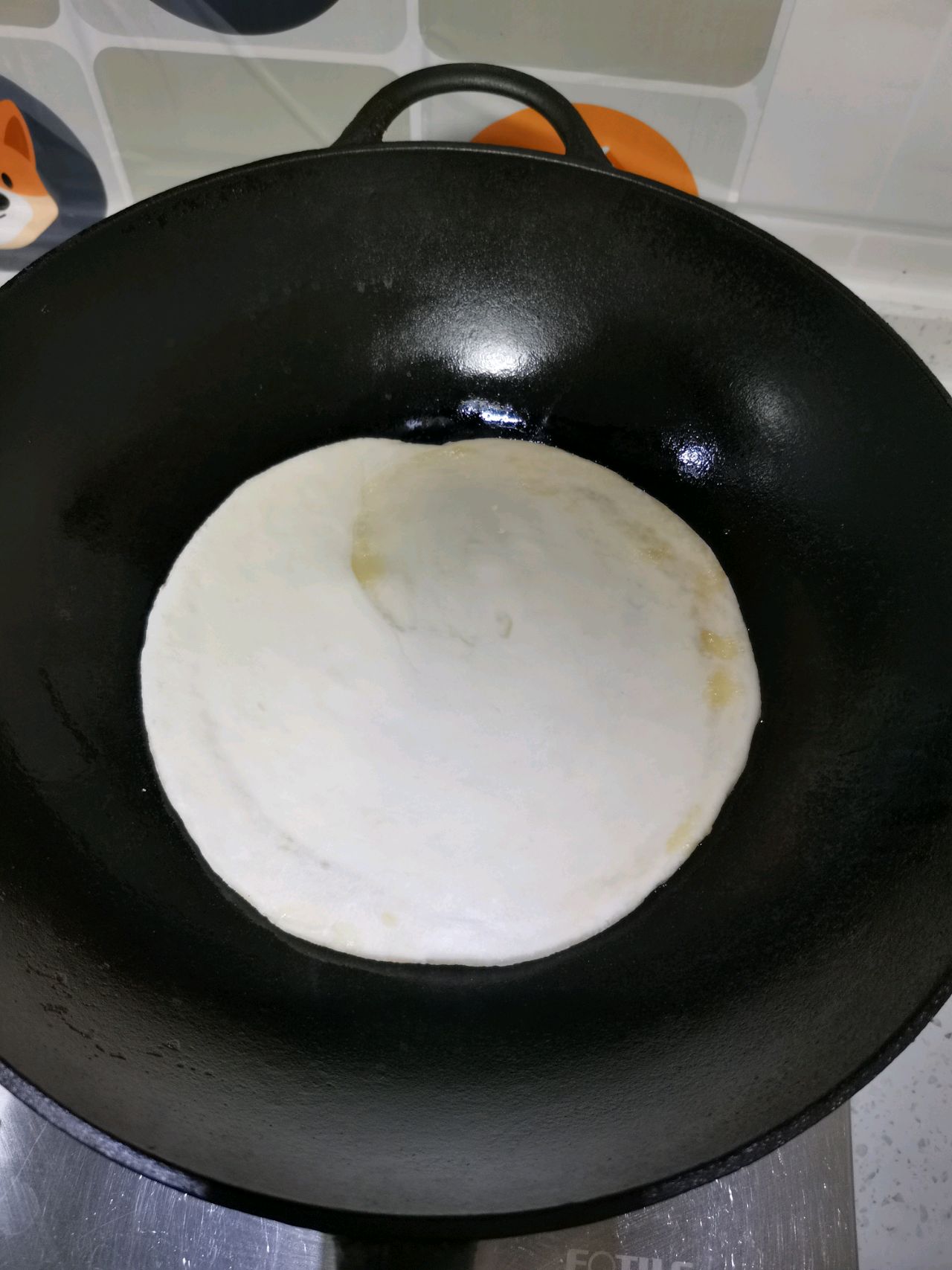 不用揉面的酱香饼