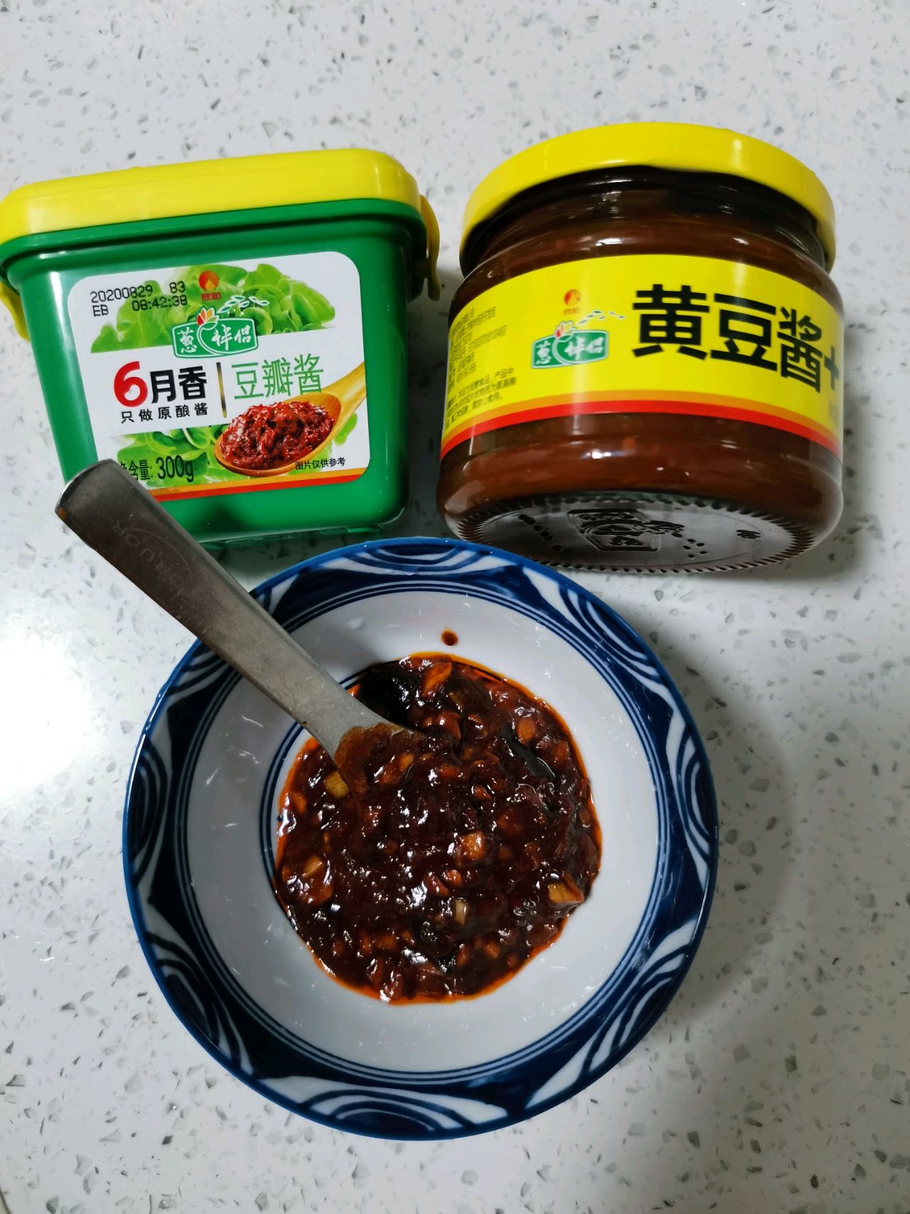 不用揉面的酱香饼