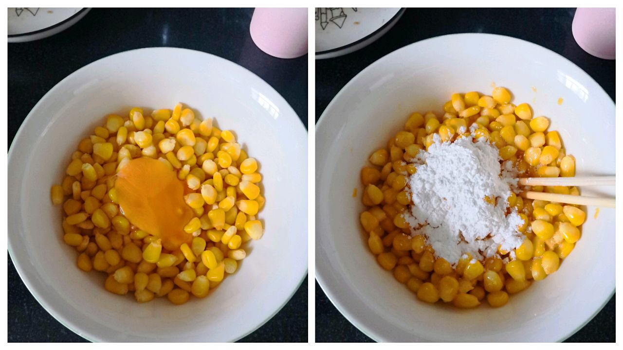 不用油炸的椒盐玉米粒