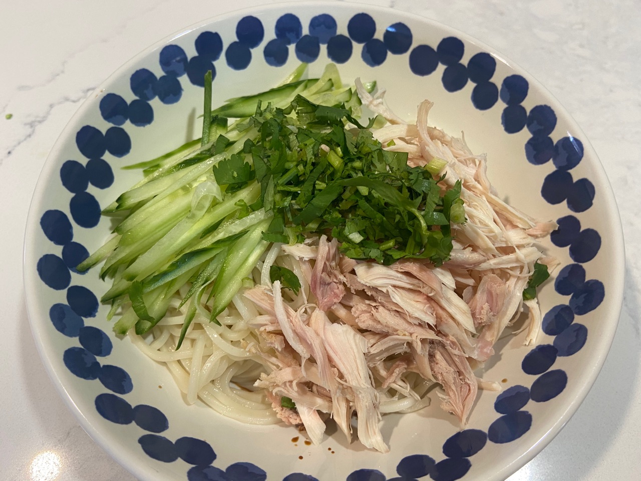 Costco烤鸡新吃法 川味鸡丝凉面