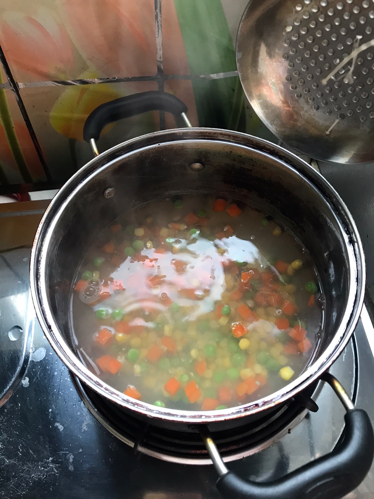 彩豆虾仁
