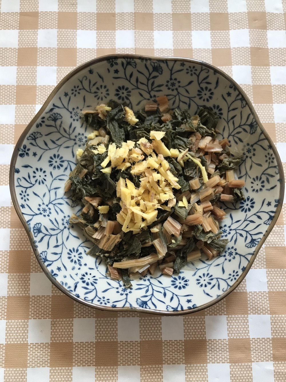 菜干咸猪骨粥
