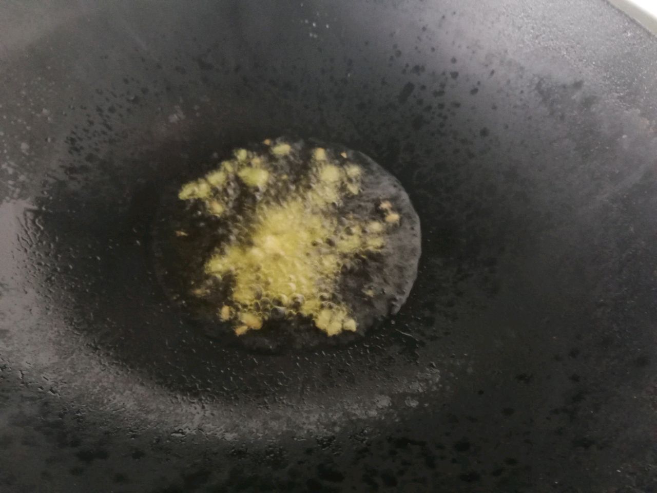 菜花豆米炒肉