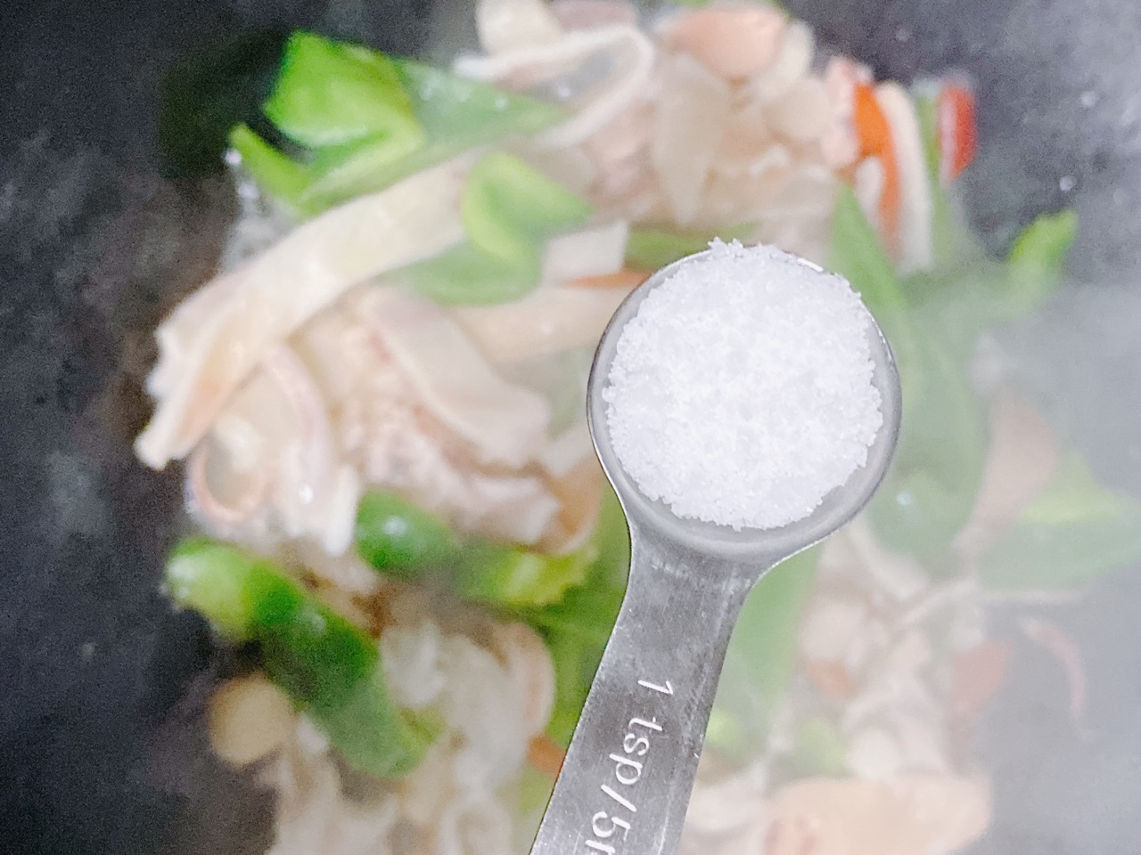 菜椒炒鱿鱼