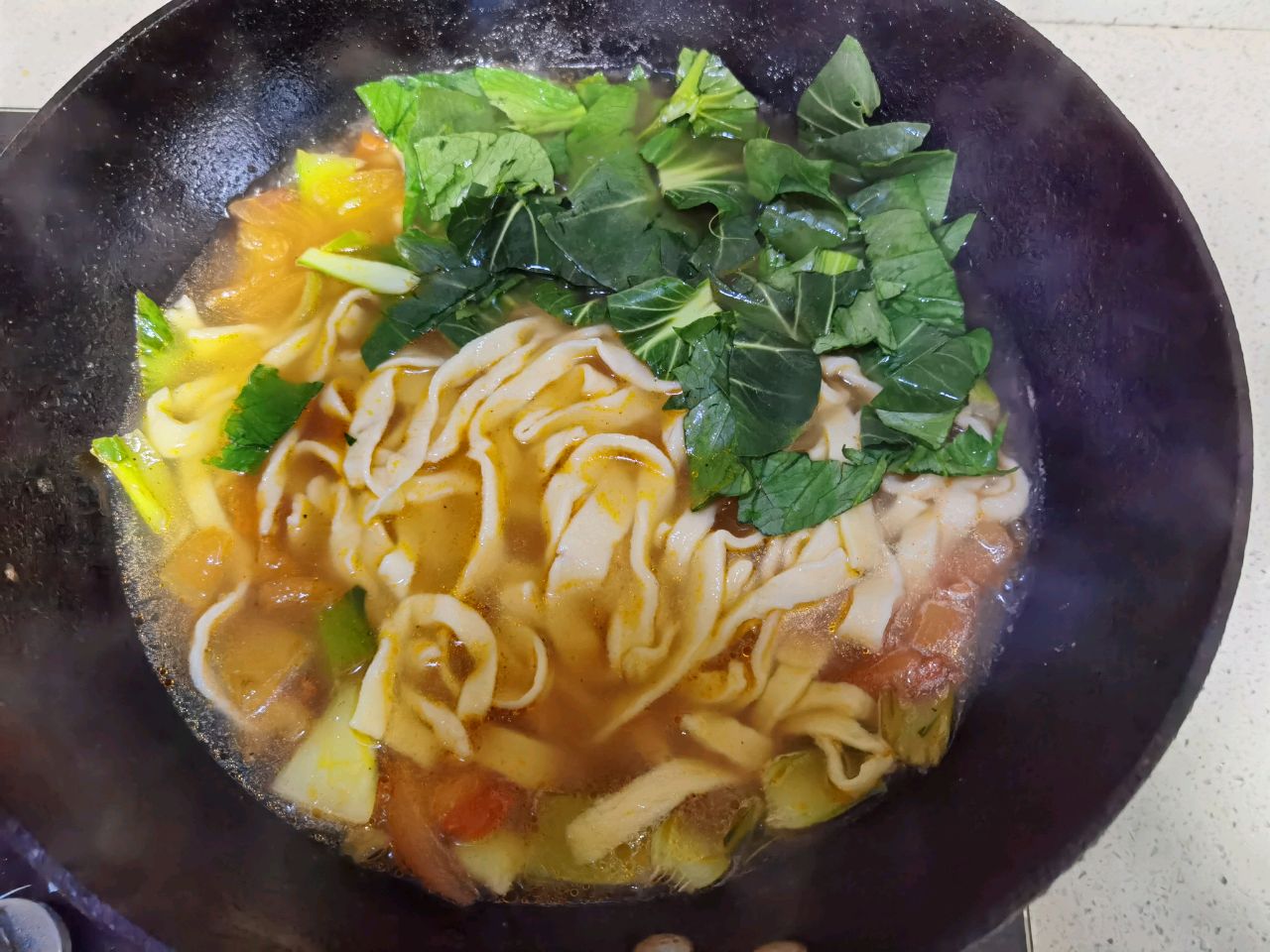 菜鸟也能做的手擀面～