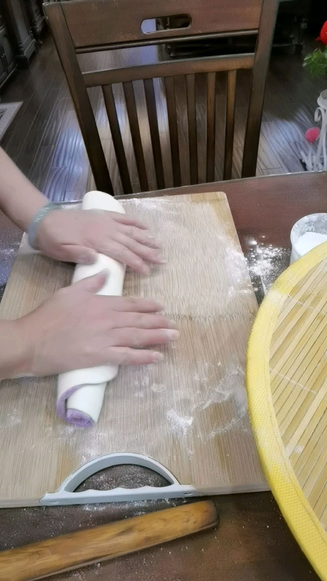 彩色奶香小馒头
