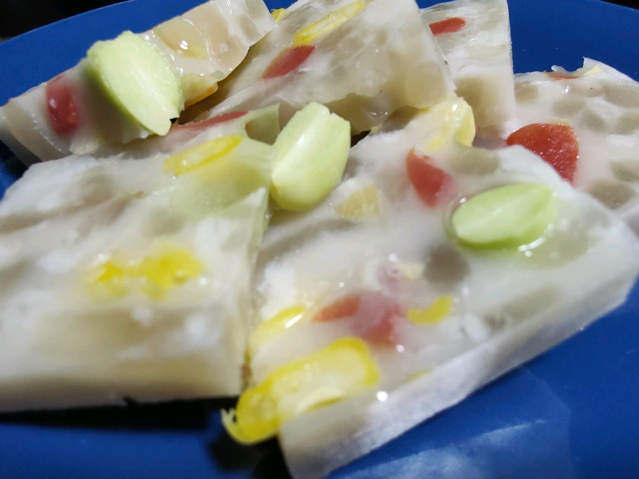 彩色肉皮冻