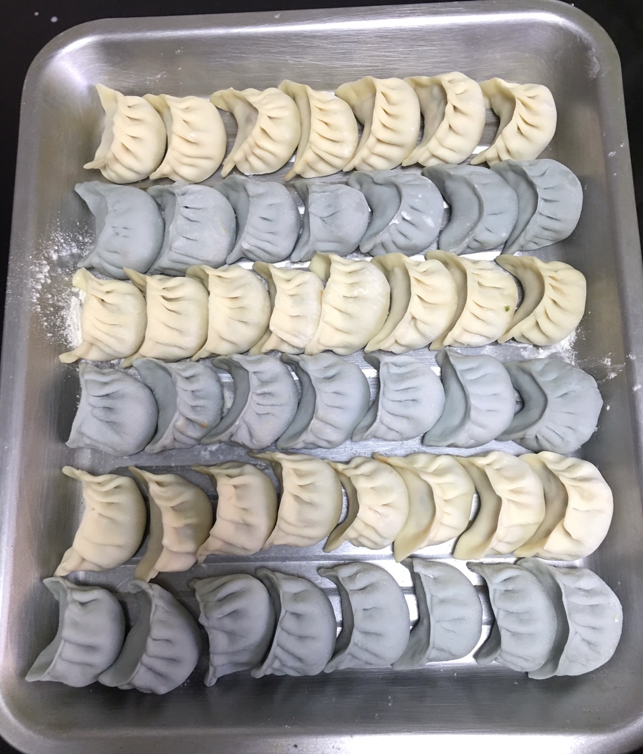 彩色水饺