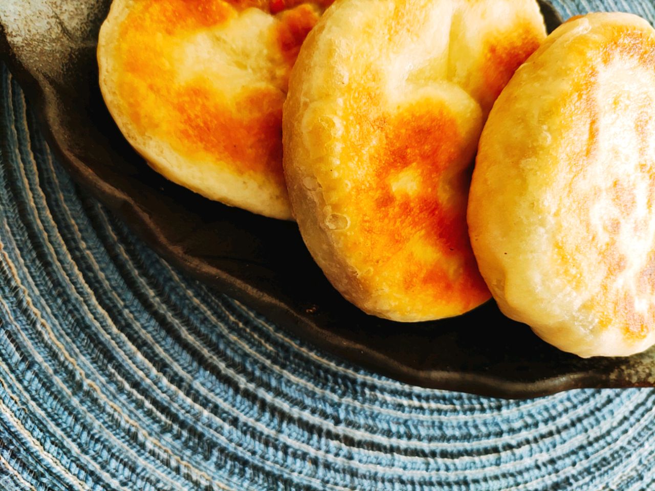 彩色素食饼