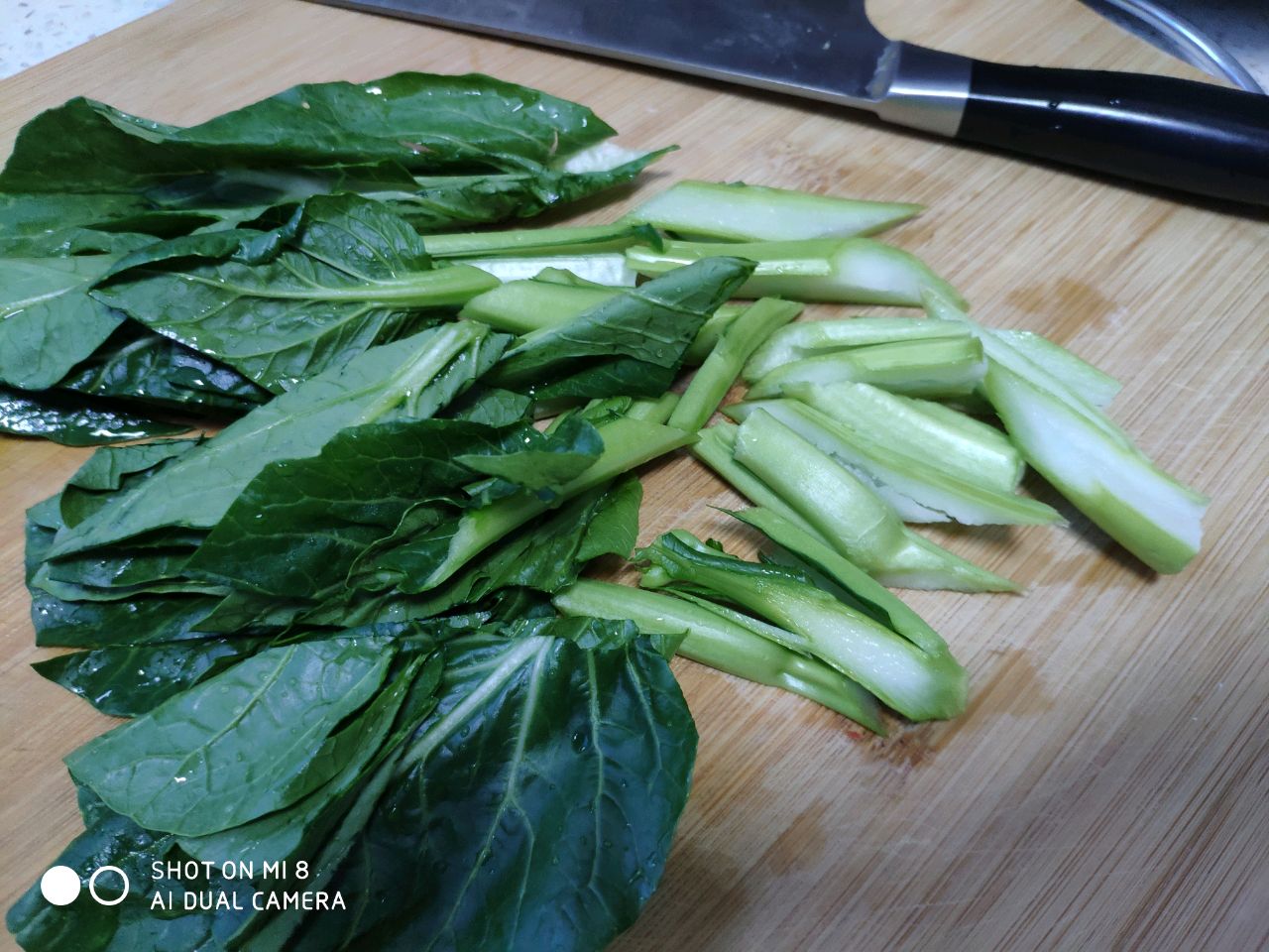 菜心炒腊肠