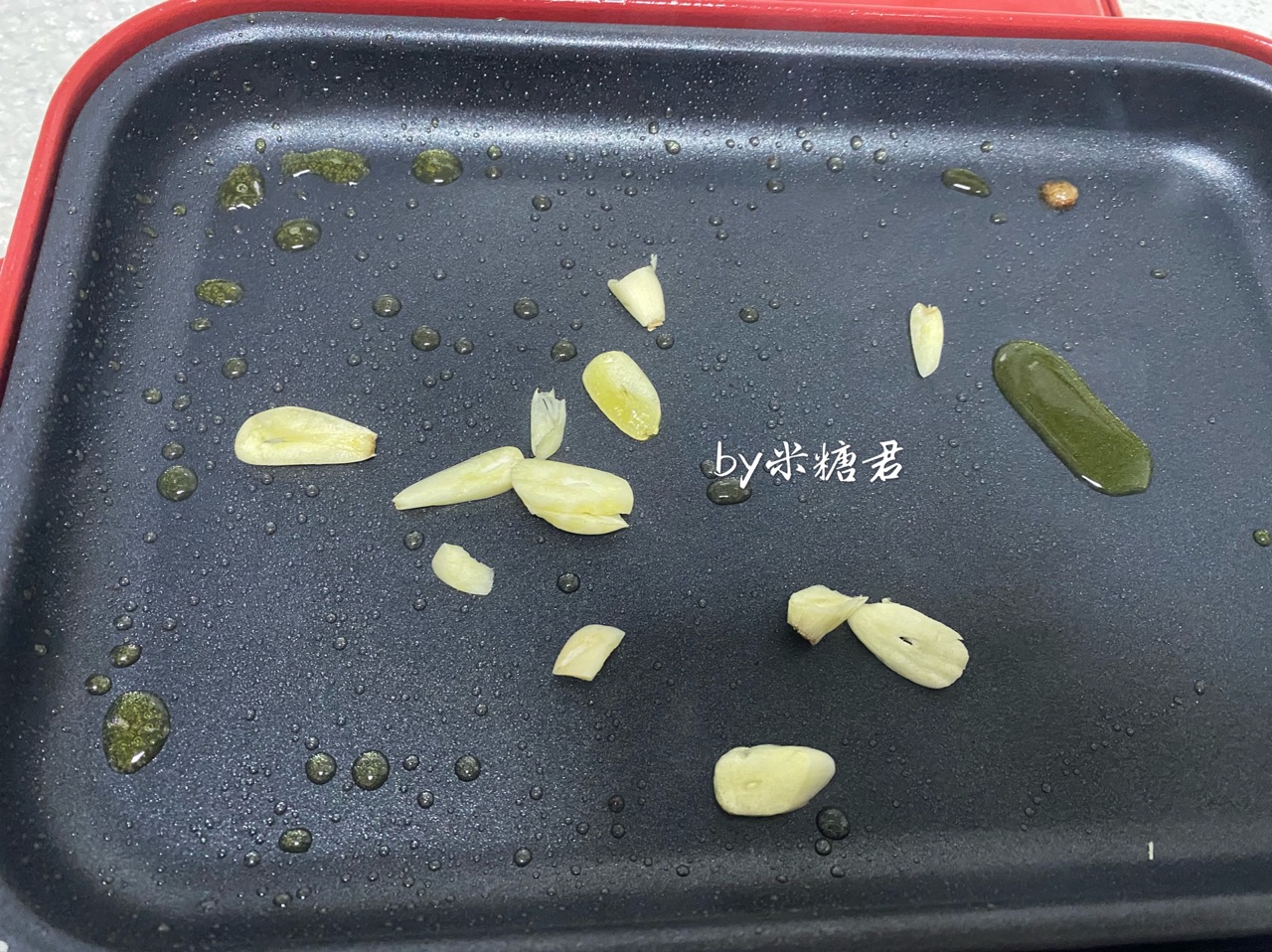 菜心炒牛肉盖饭