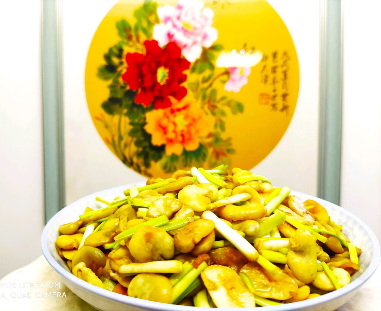 蚕豆瓣炒韭黄