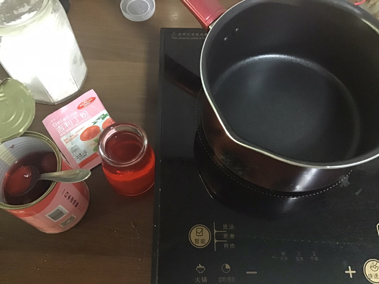 草莓罐头布丁（吉利丁粉版）
