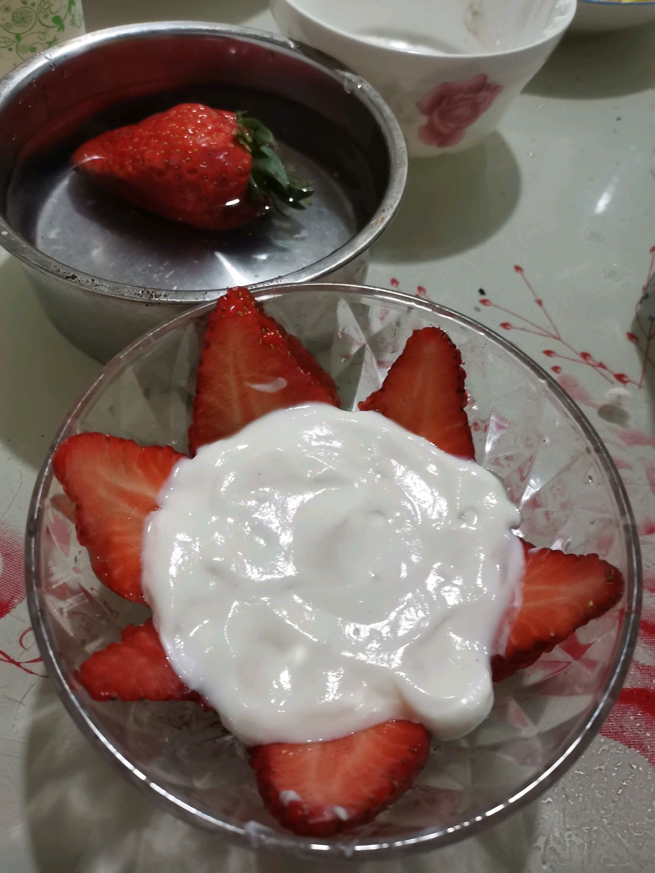 草莓季—奥利奥酸奶小红花
