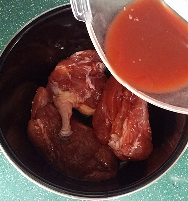 叉烧鸭腿