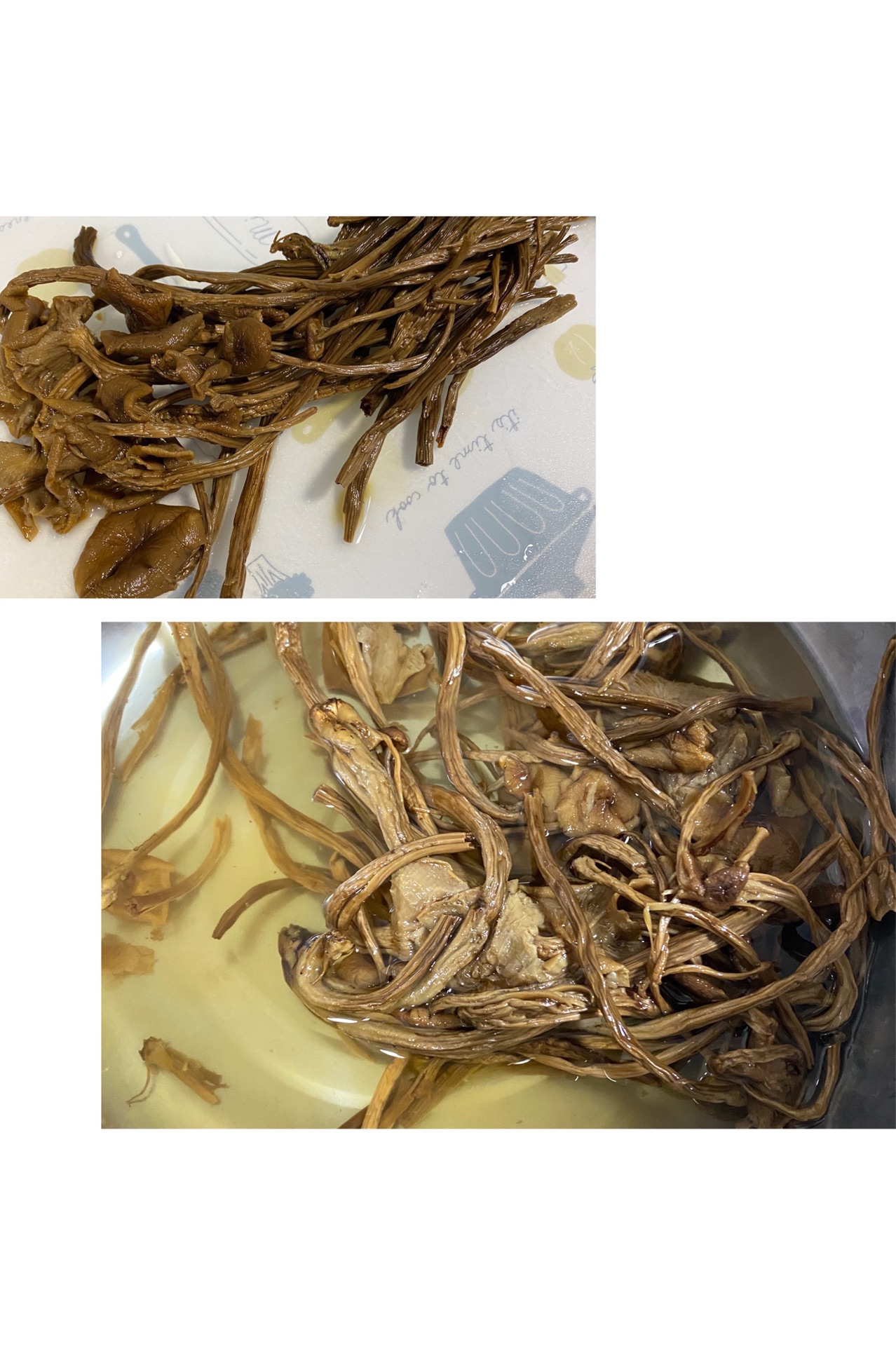 茶树菇炒肉丝