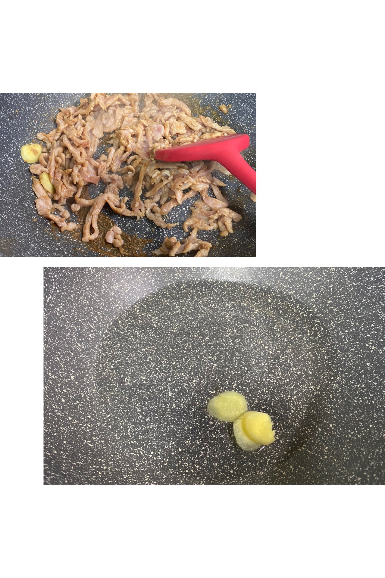 茶树菇炒肉丝