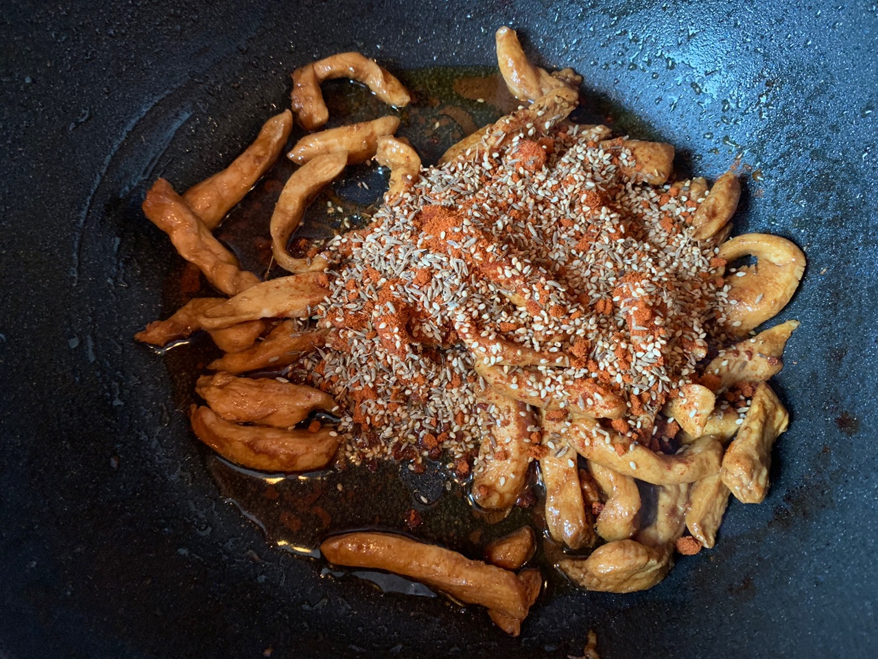 馋哭隔壁小孩香辣孜然鸡肉条