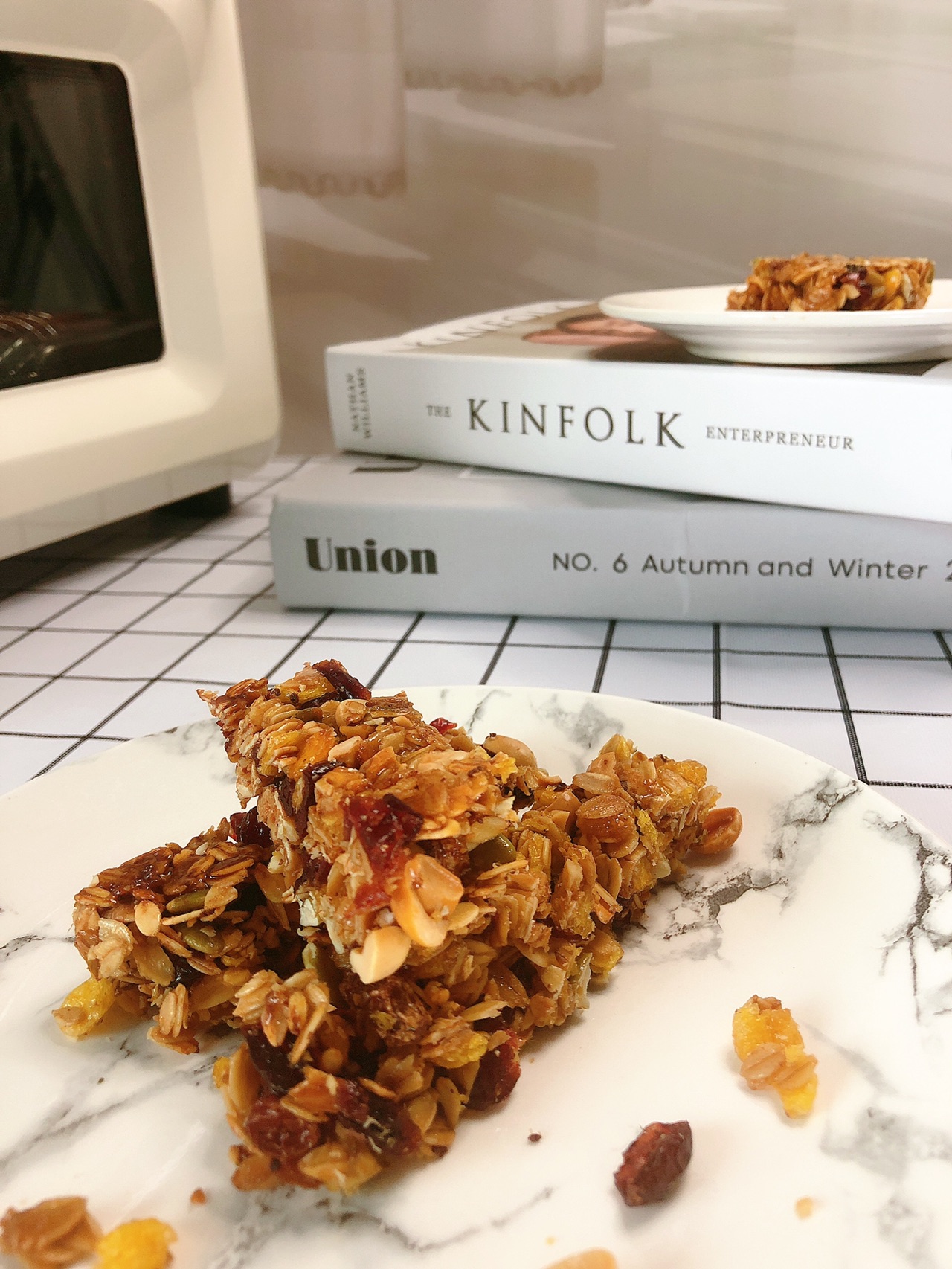 超顶饱的燕麦能量棒