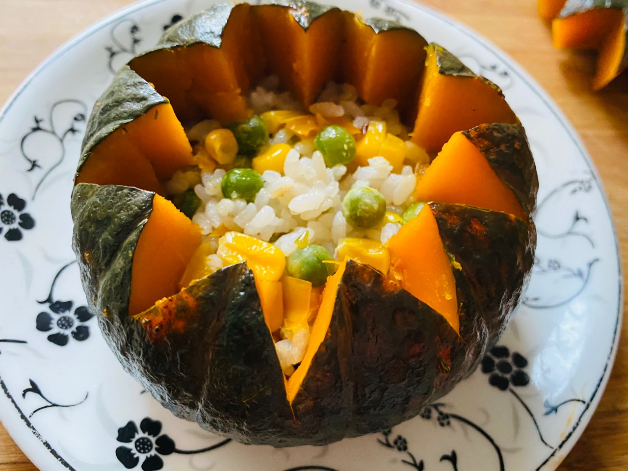 炒饭南瓜盅