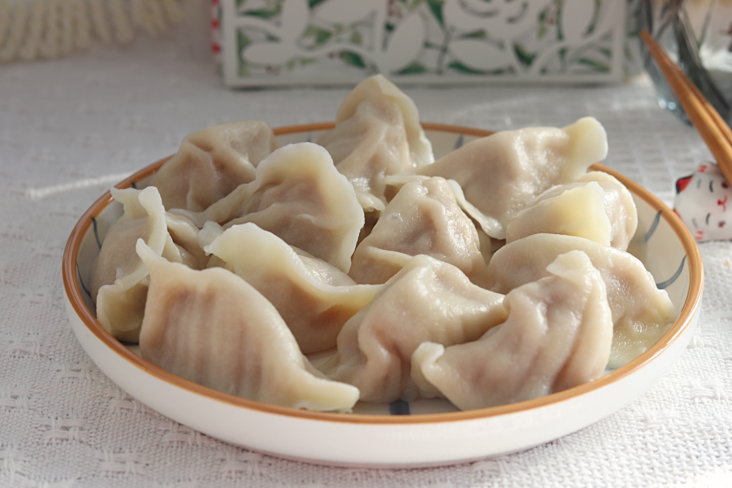 超好吃的牛肉水饺︱咬一口满满的汤汁哟