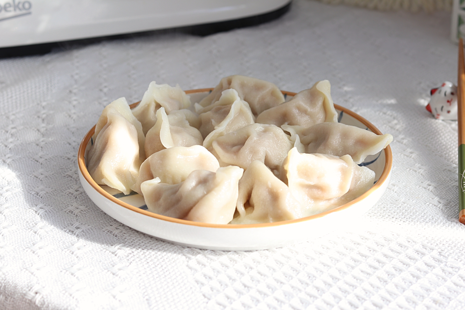 超好吃的牛肉水饺︱咬一口满满的汤汁哟