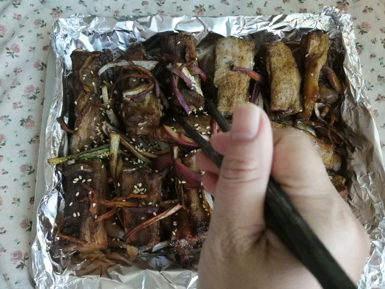 超级给力的烤羊排