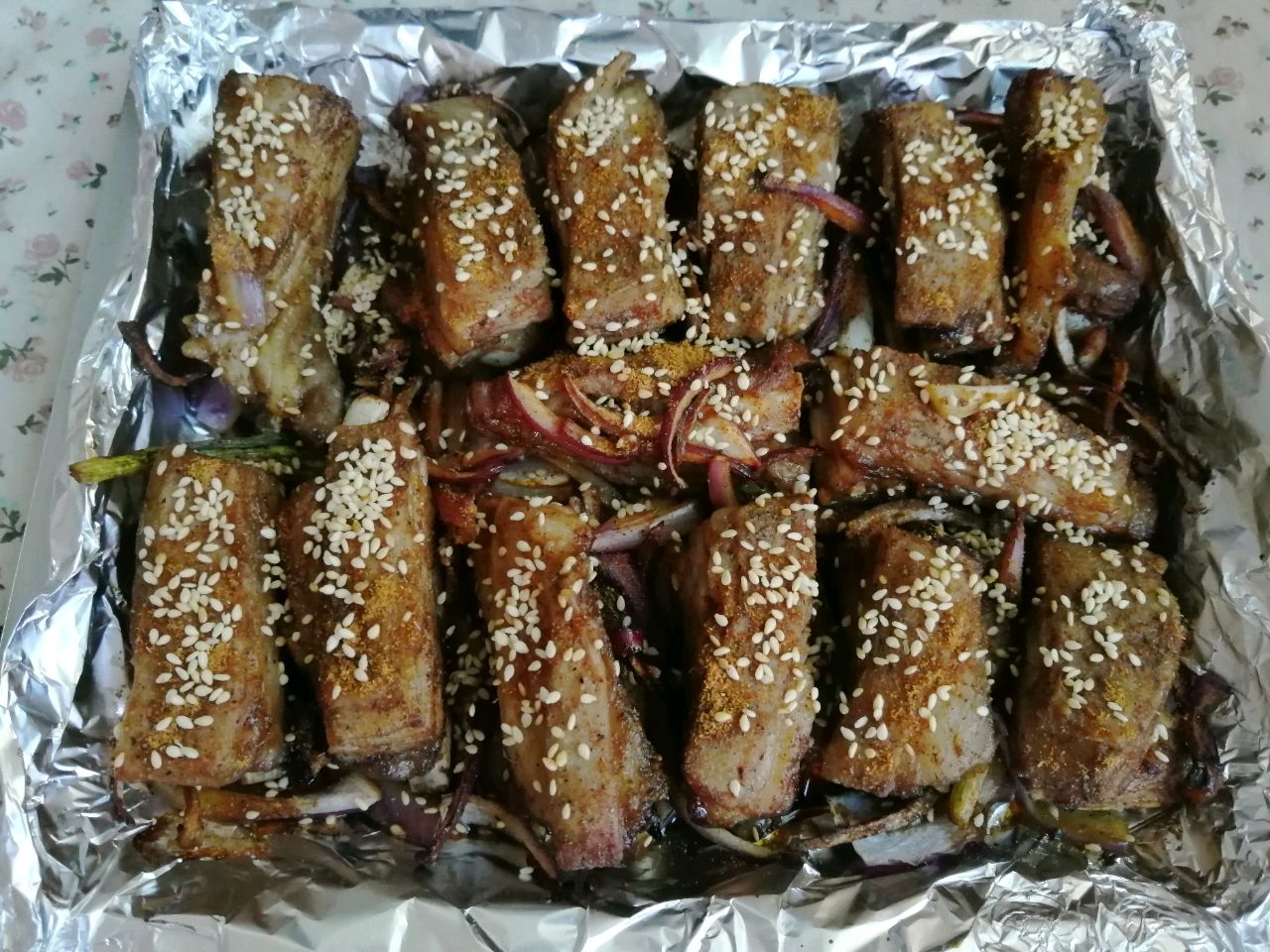 超级给力的烤羊排