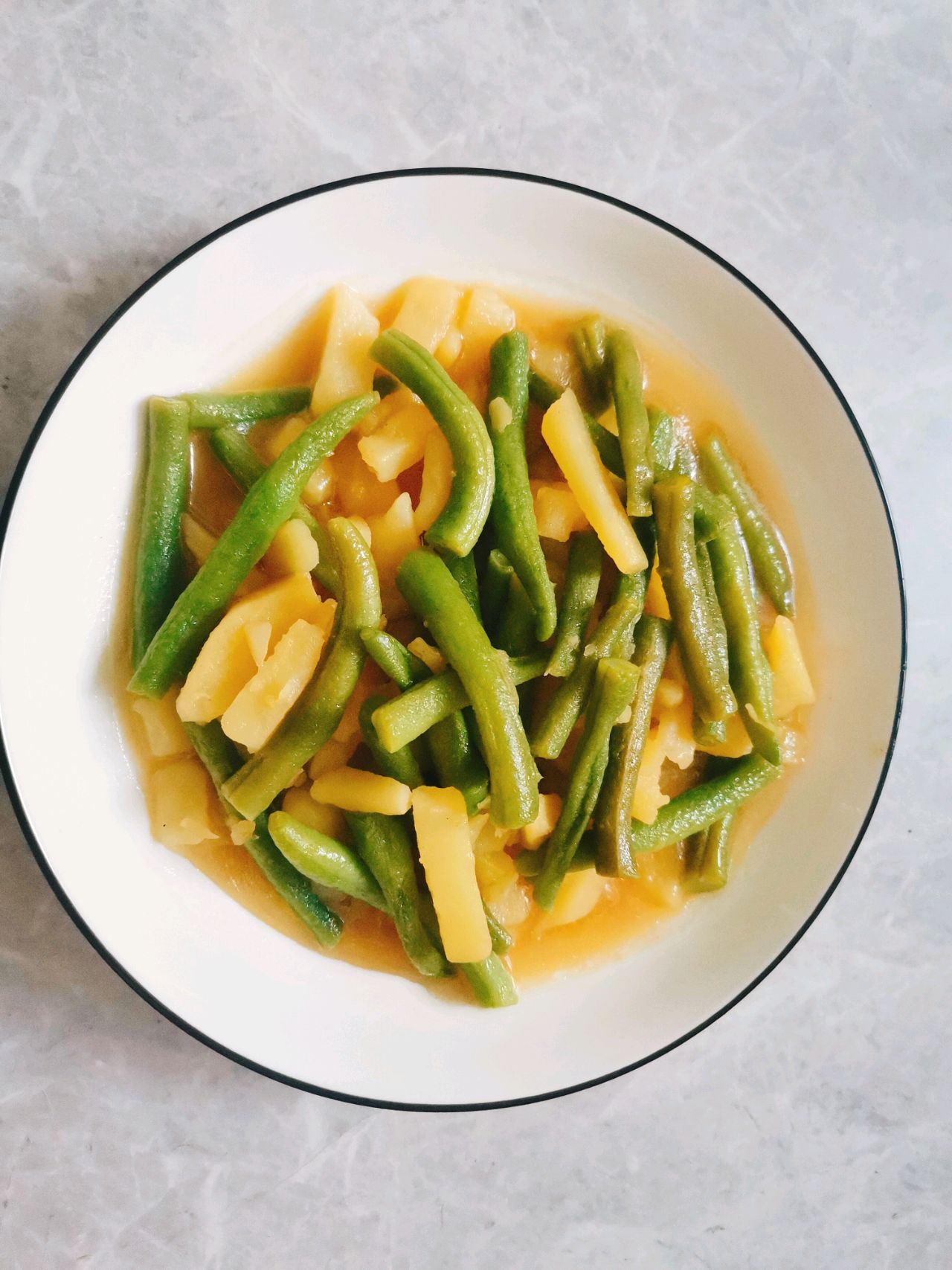 超级简单版—芸豆烧土豆