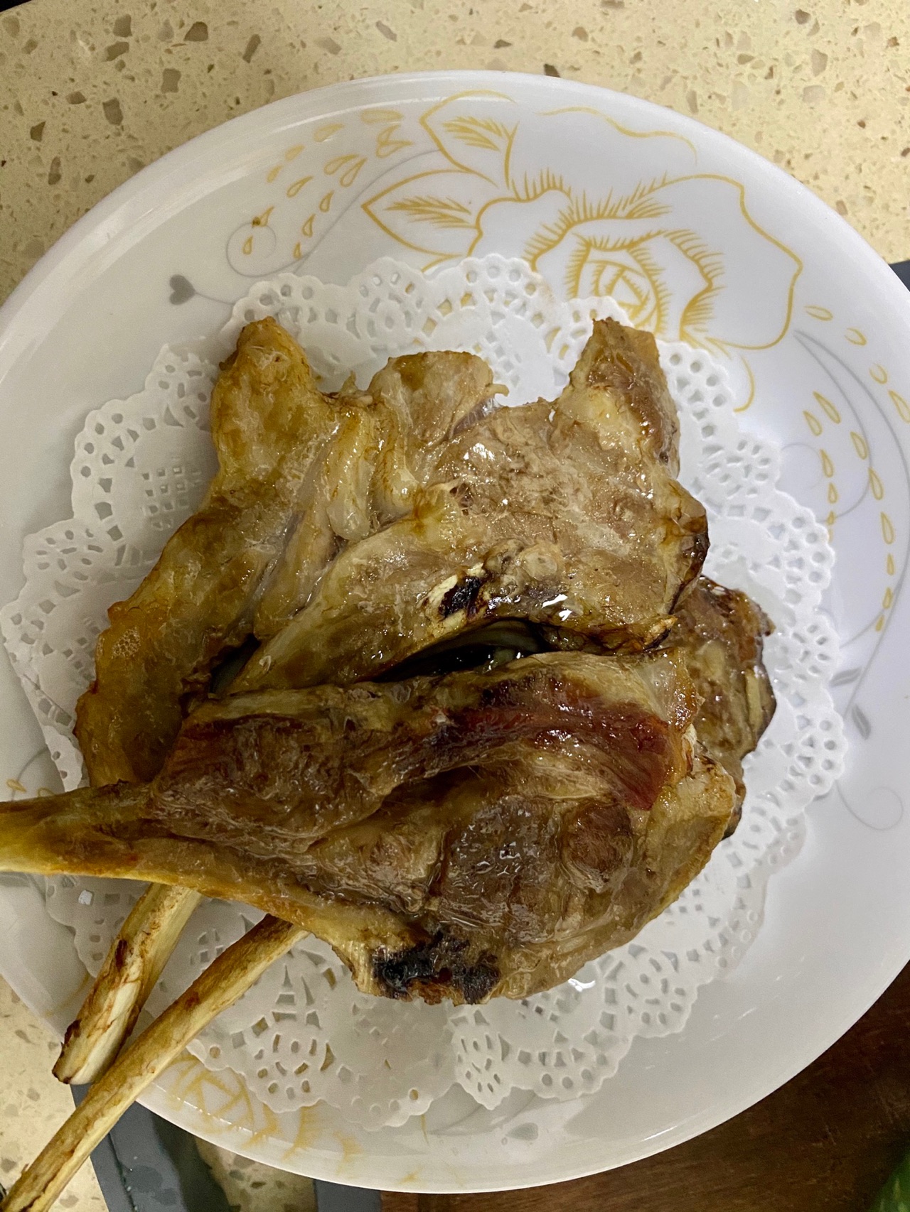超级简单的烤法式羊排