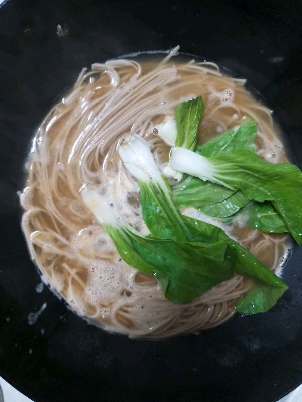 超级减脂餐~大虾荞麦面