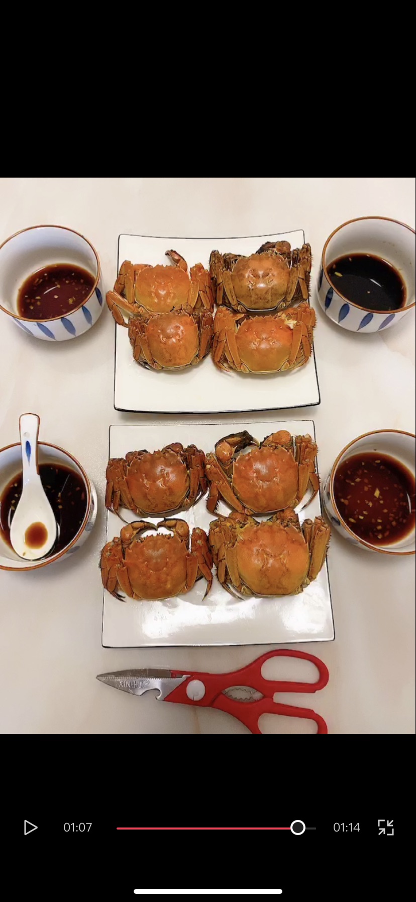 超级鲜美的清蒸大闸蟹