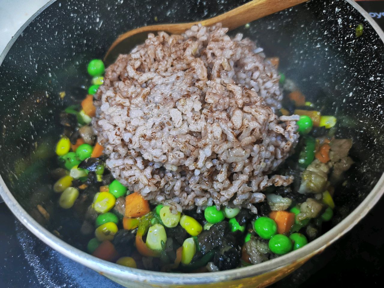 超级香的野生虎掌菌#炒饭