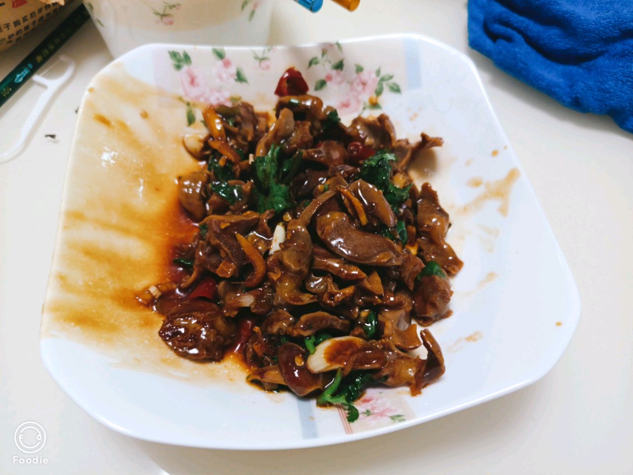 炒鸡胗