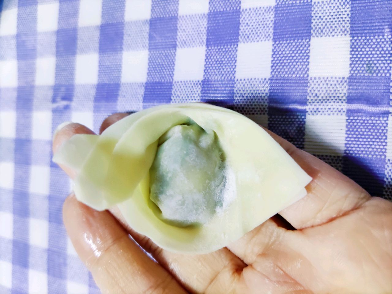超级正的韭菜鲜肉云吞