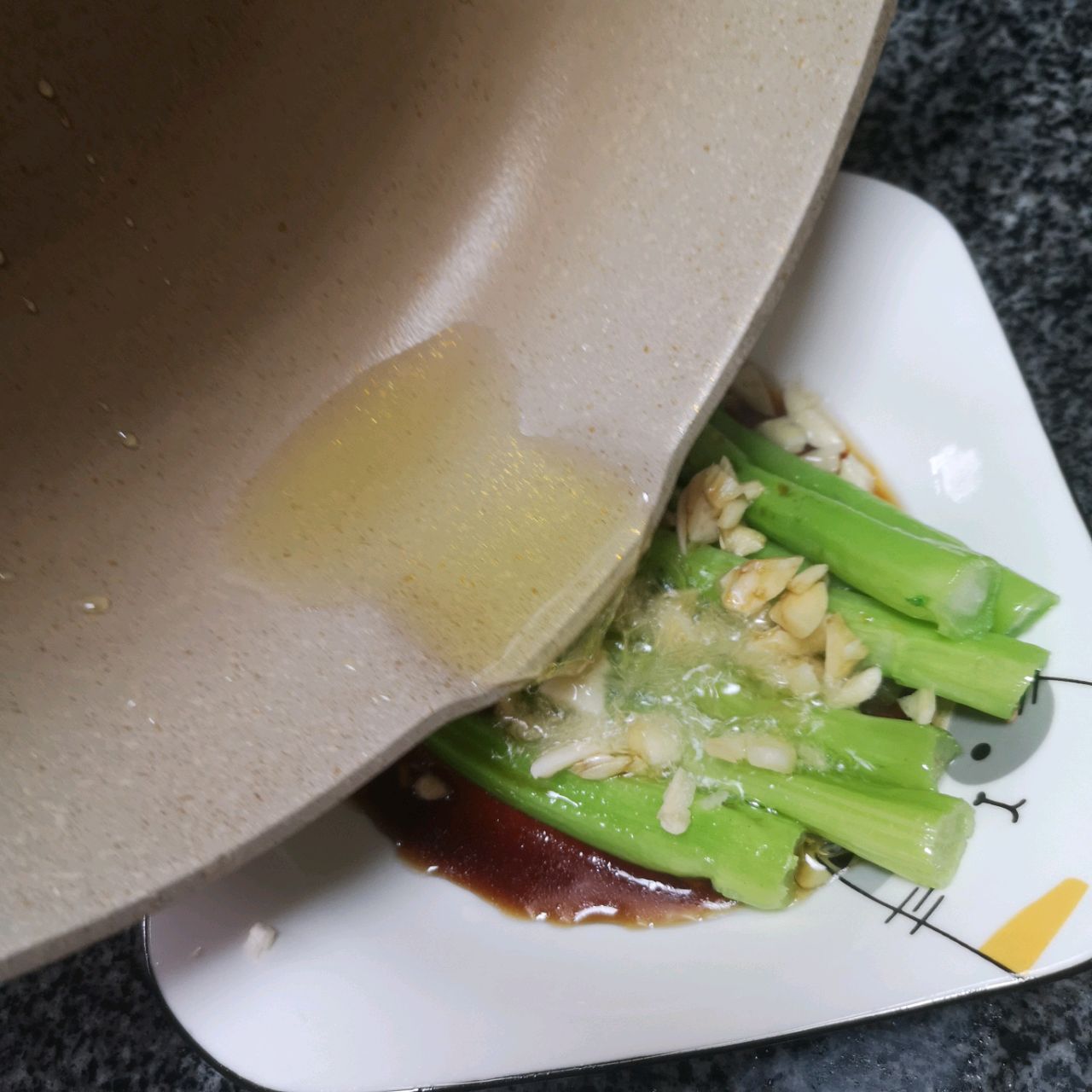 超简单的白灼菜心