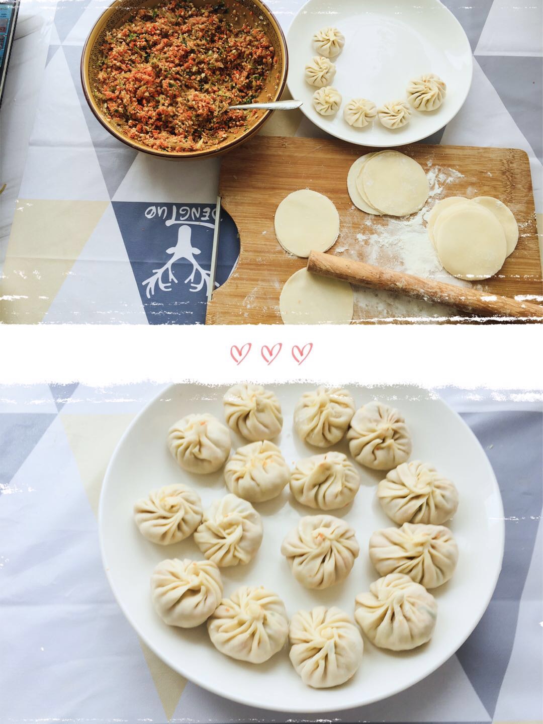超简单的饺子皮生煎包