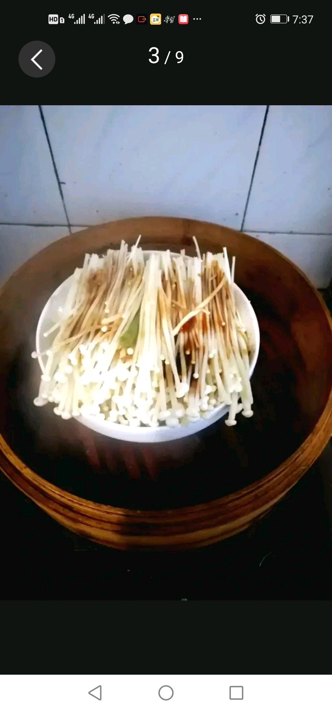 超简单的金针菇蒸肉