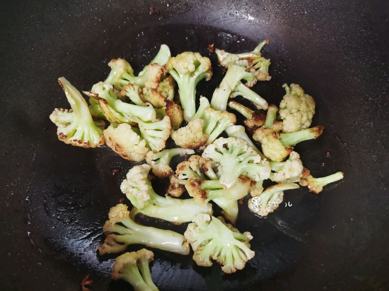 超简单的培根花菜