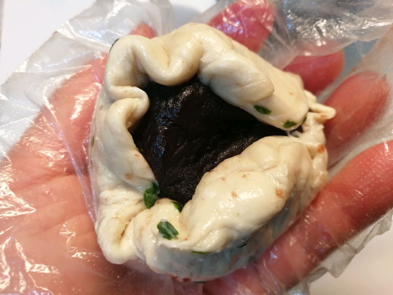 超简单的～手抓饼蛋黄酥