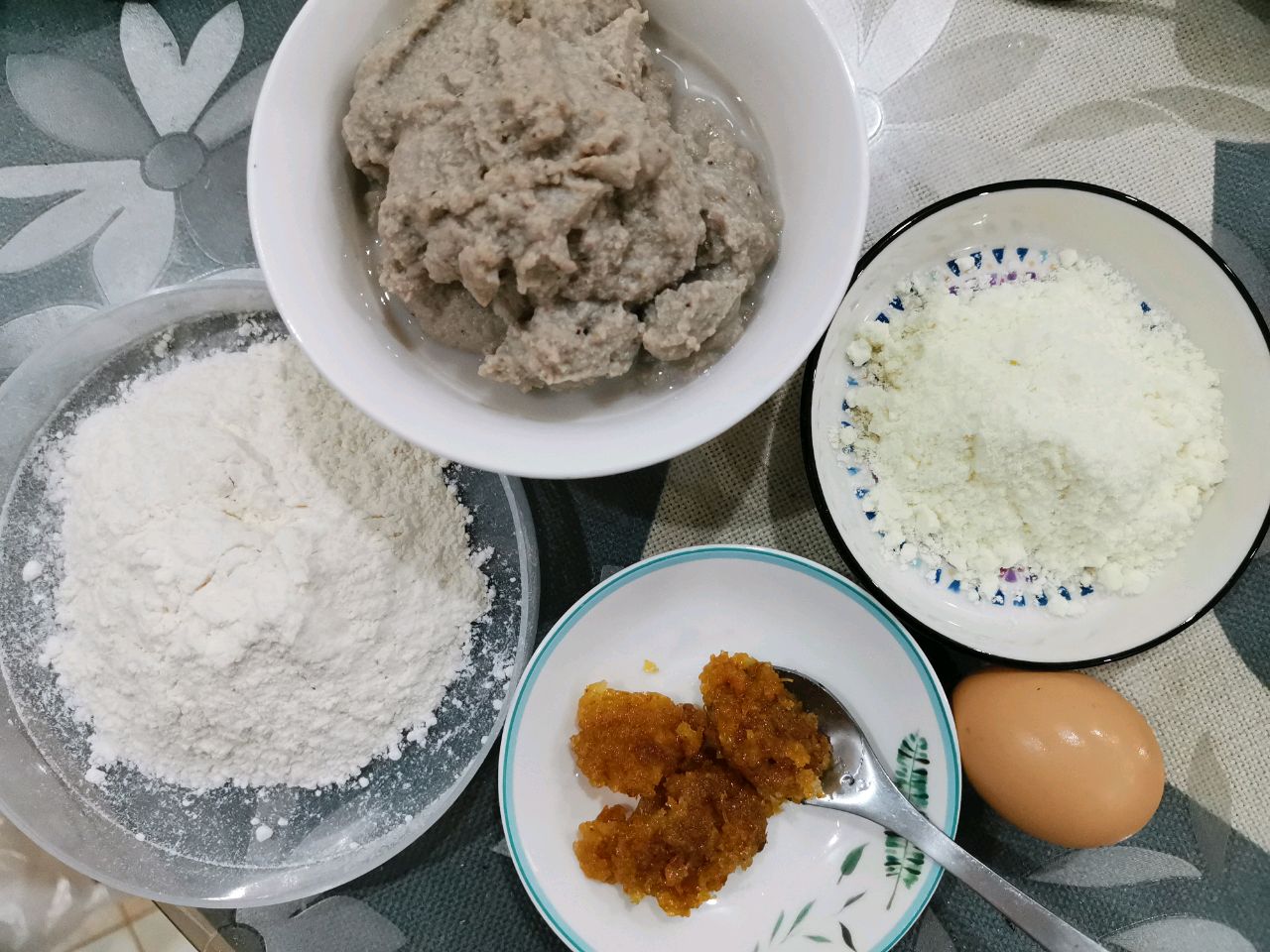 超简单豆乳桂花蒸糕
