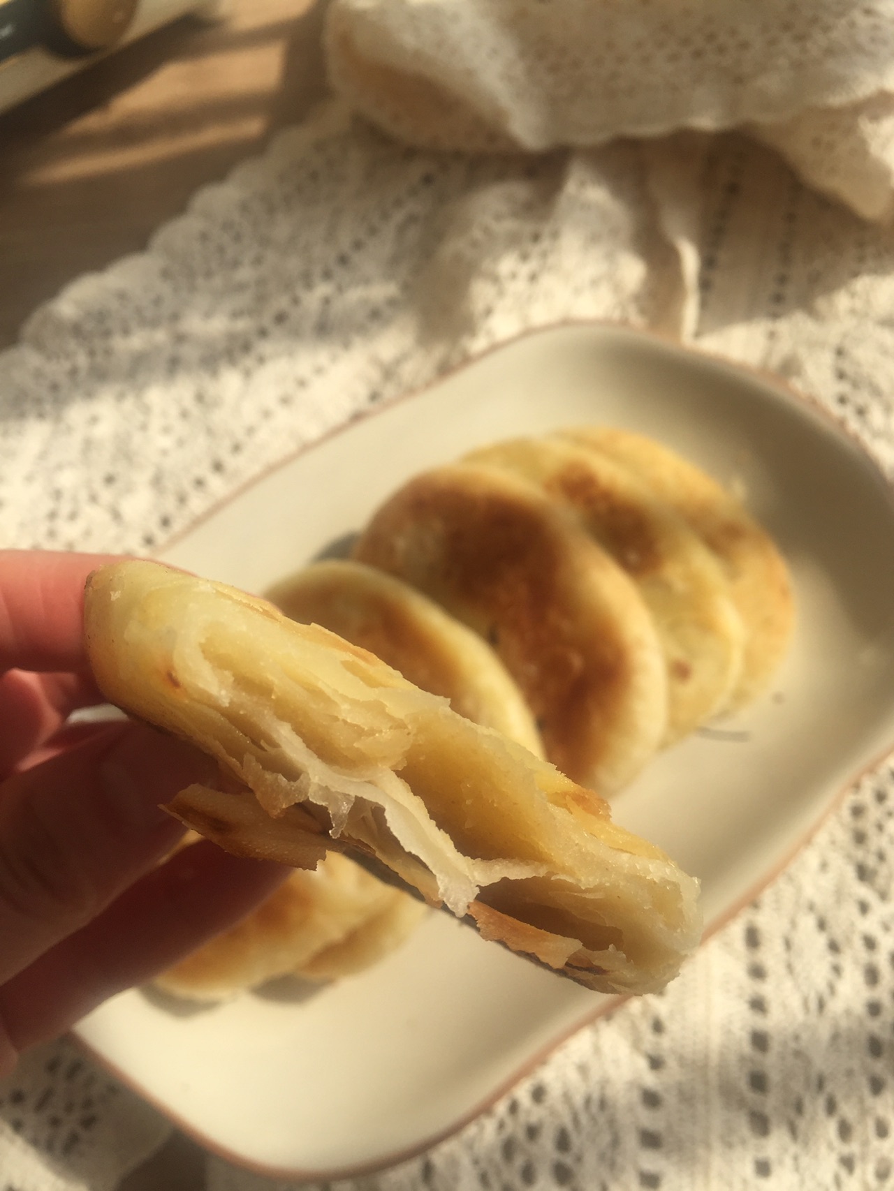 超简单少油板栗香酥饼