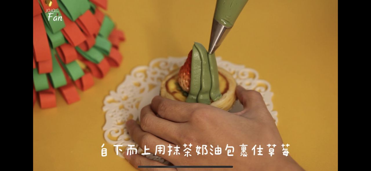 超可爱圣诞布丁挞