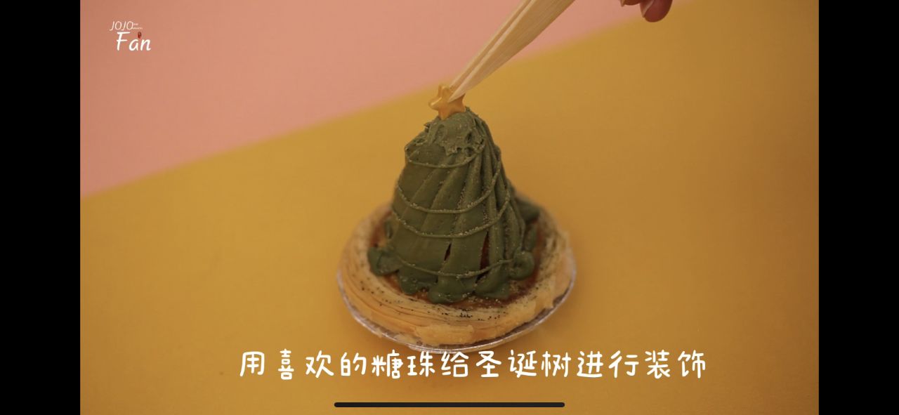 超可爱圣诞布丁挞