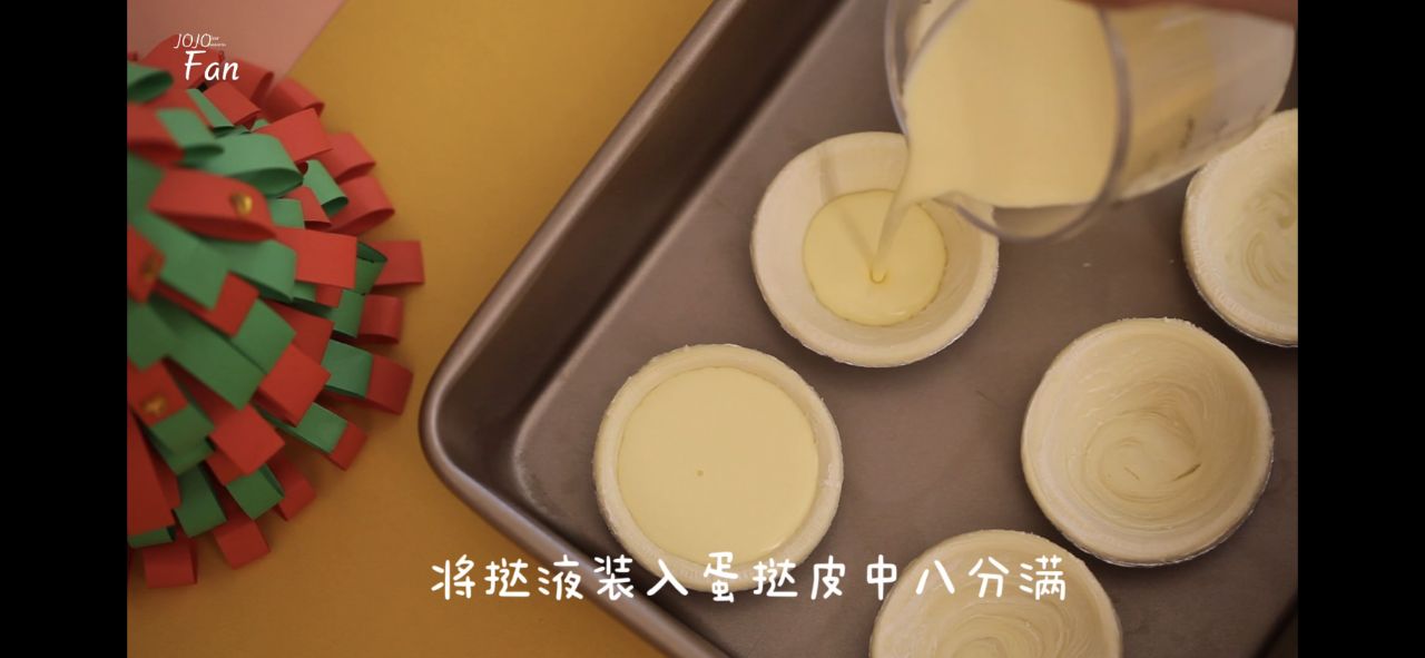 超可爱圣诞布丁挞
