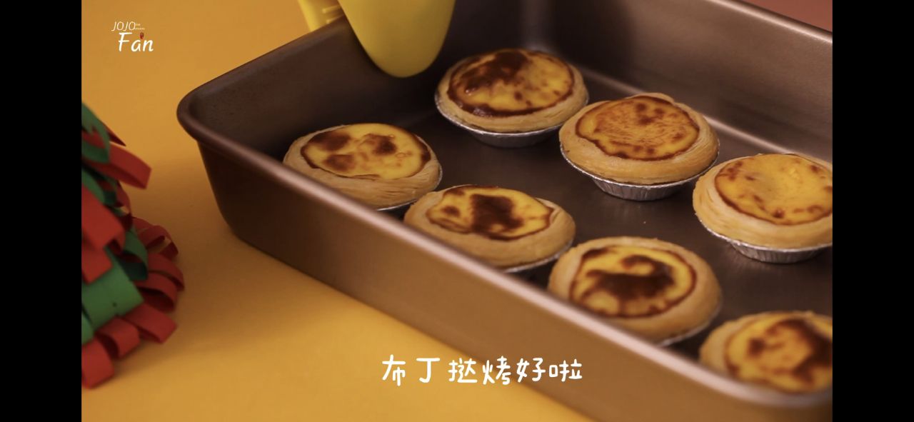 超可爱圣诞布丁挞